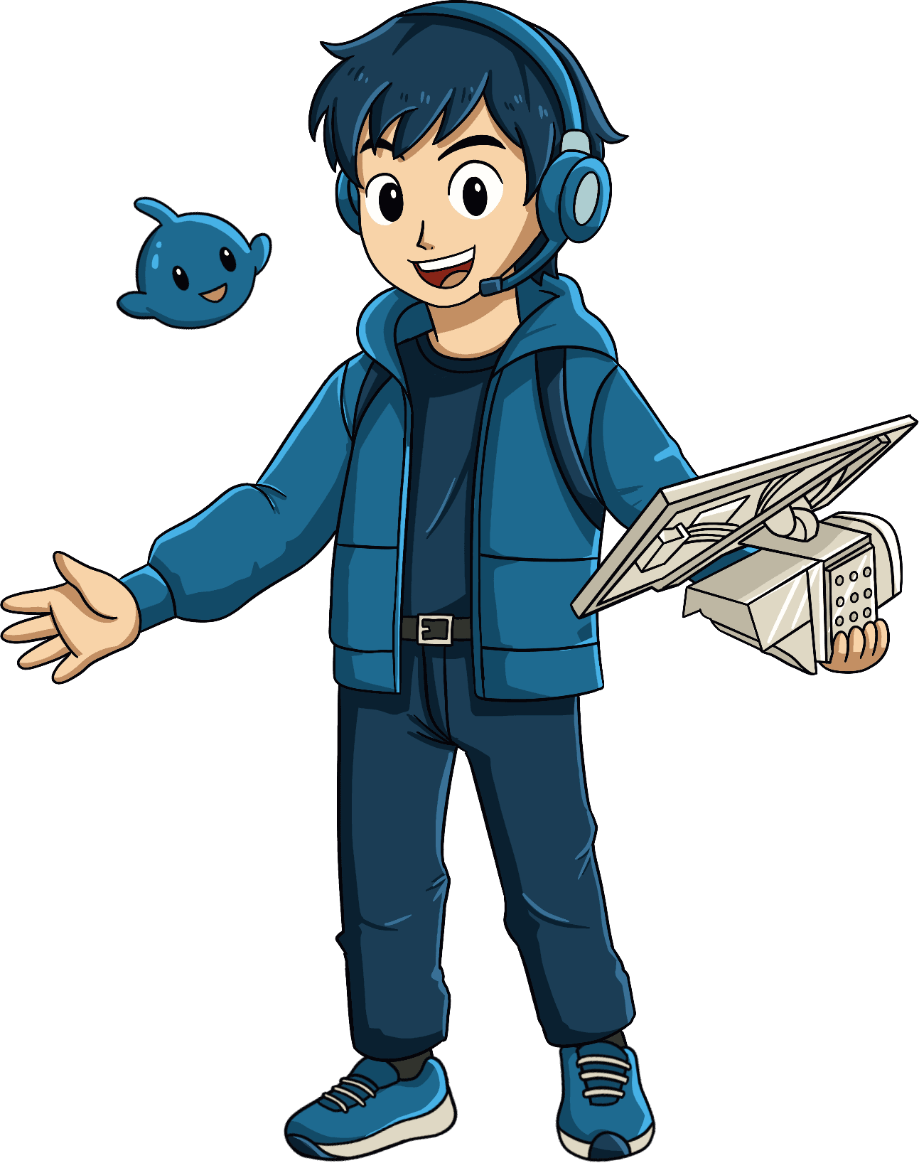 Biru Langit Character
